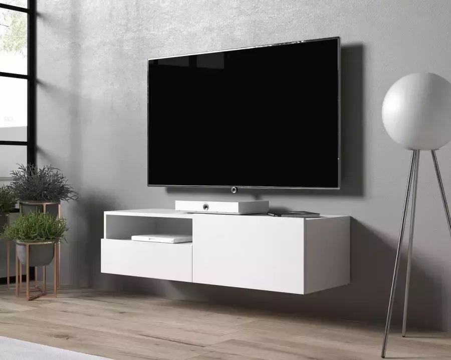 Meubella TV-Meubel Eos 5 Wit 120 cm ACTIE