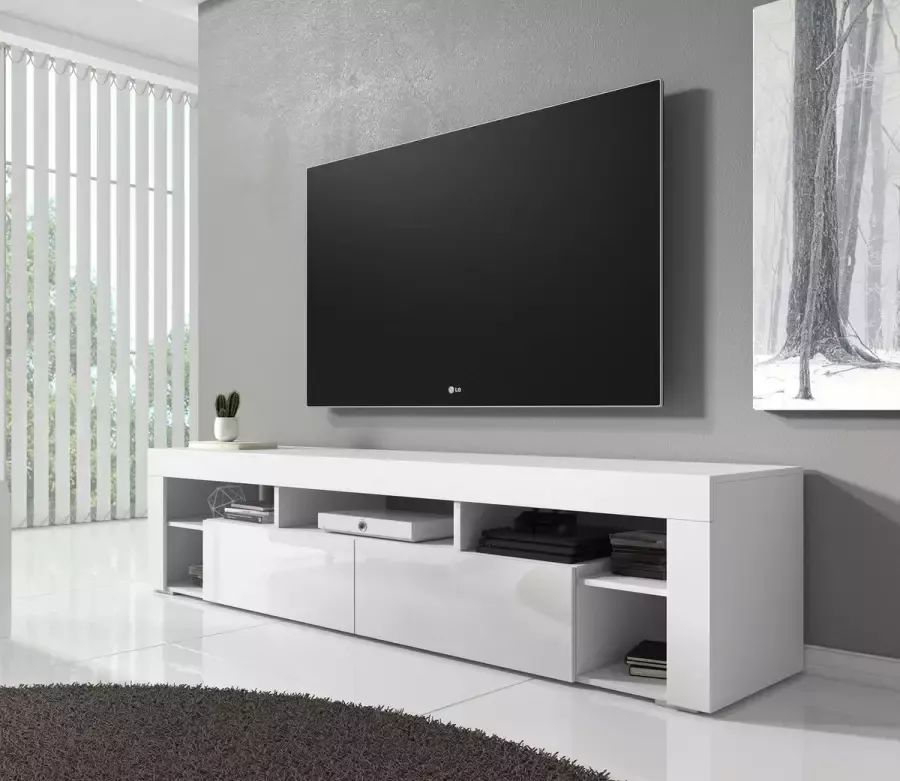 Meubella Tv-meubel Fancy 200 Cm Wit - Foto 2