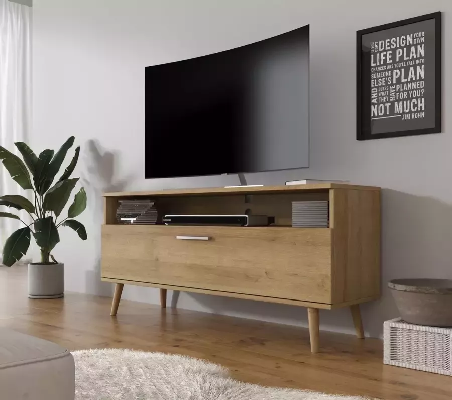 Meubella TV-Meubel Pesaro Eiken 120 cm