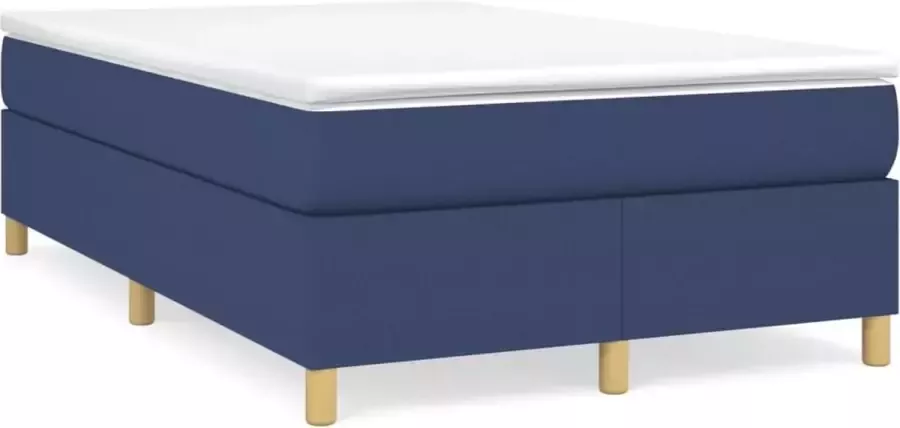 Maison Exclusive Boxspringframe stof blauw 120x200 cm