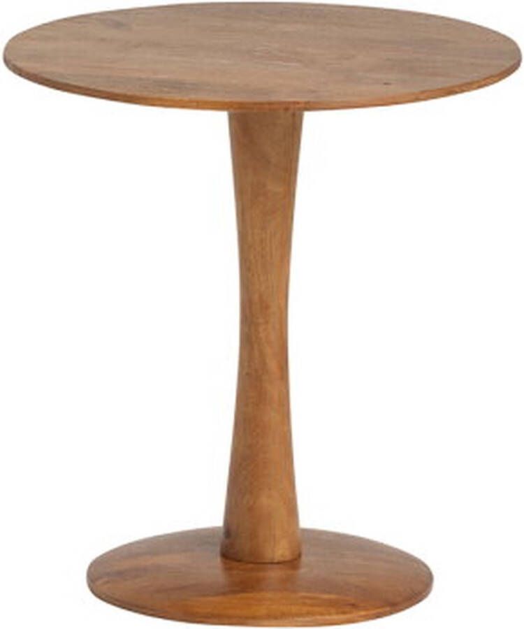 Meubelplaats Bijzettafel Flare Ø55 cm hoog Bruin