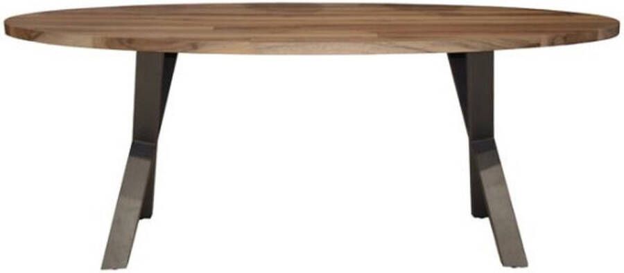 Meubelplaats Eetkamertafel Daytona ovaal 200 cm Saja hout naturel