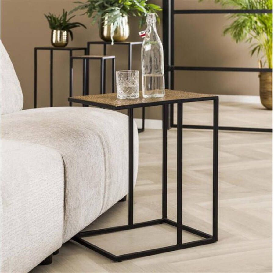 Meubelplaats Laptoptafel Hamilton metallic Brons antiek