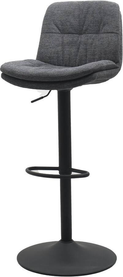 Meubelplaats Barstoel Colville Donkergrijs set van 2 barstoelen