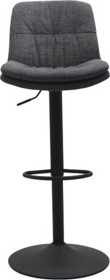 Giga Meubel Giga Living Barstoel Zonder Armleuning Donkergrijs 52x52x52cm Colville