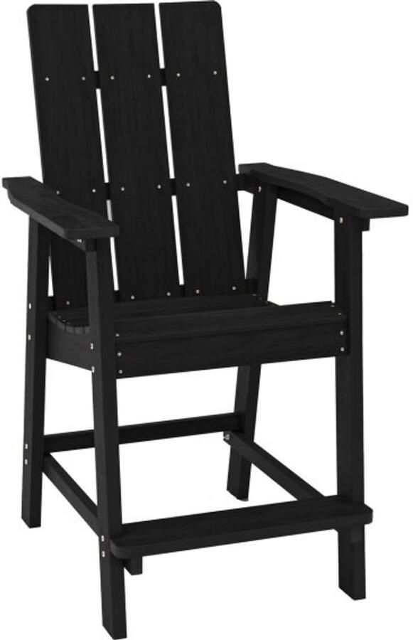 SenS-Line Barstoel Montreal Zwart Kunststof Zithoogte 64cm