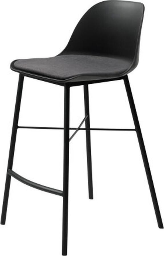 Meubelplaats Barstoel whistler Zwart barstoelen set van 2