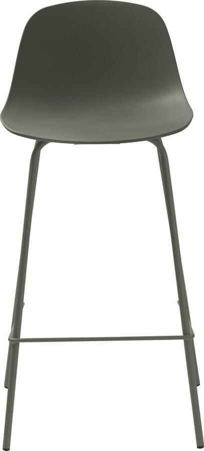 Meubelplaats Barstoel Whitby Olijfgroen set van 2 barstoelen
