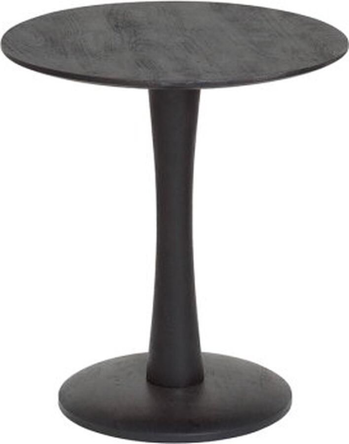 Meubelplaats Bijzettafel Flare Ø55 cm hoog zwart