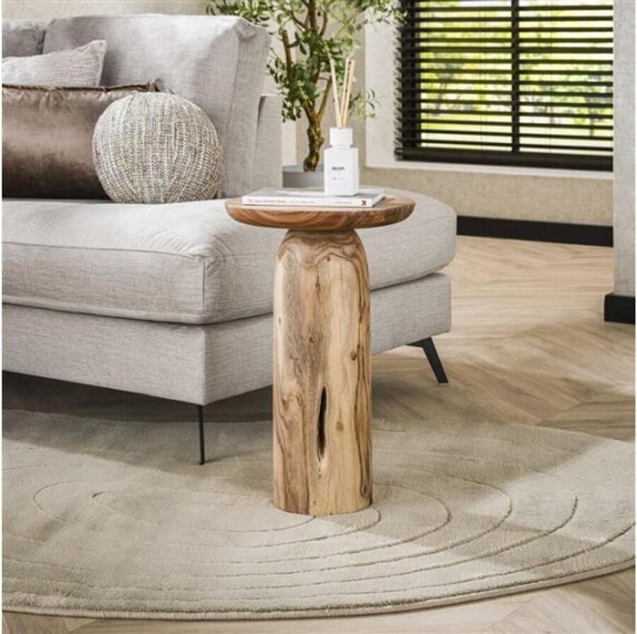 Meubelplaats Bijzettafel river XL solid Massief acacia naturel