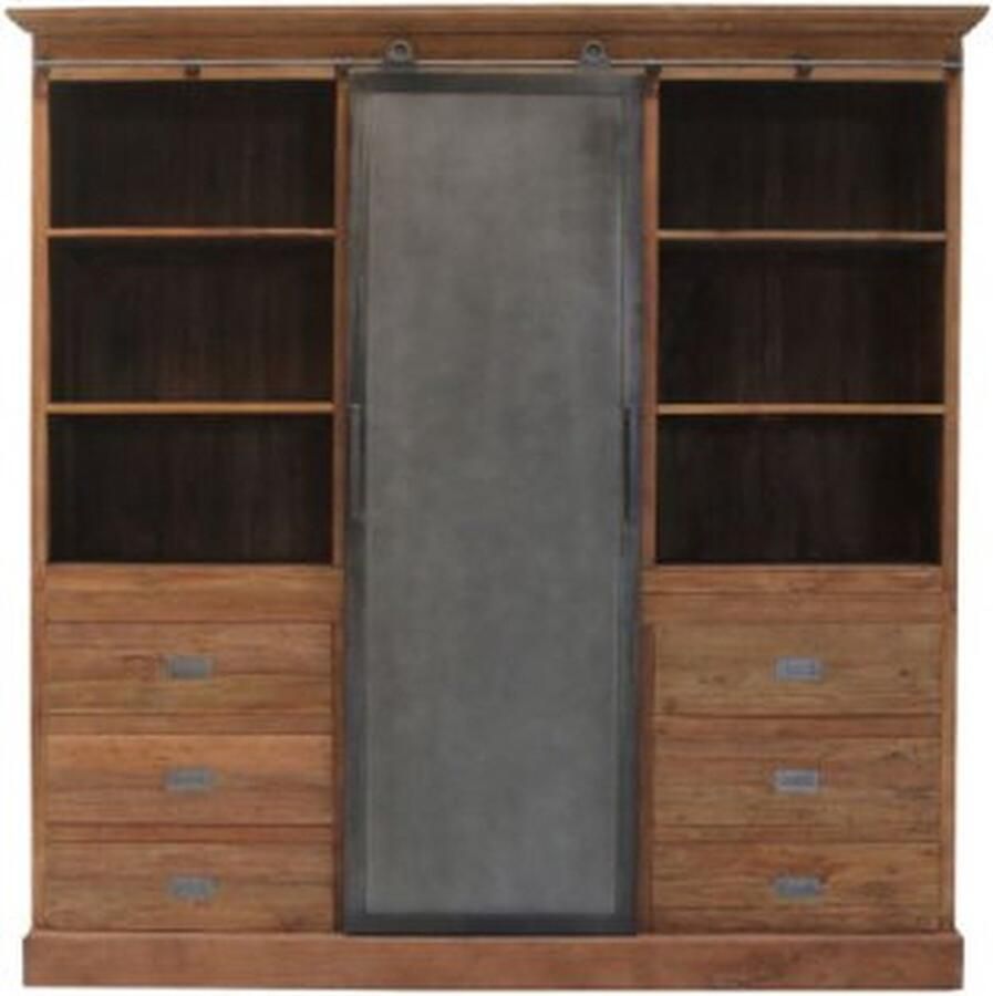 Meubelplaats Boekenkast Roda-01 teak 210 cm Kasar