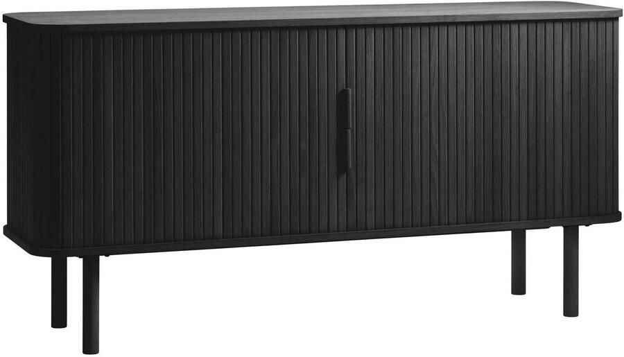 Meubelplaats Dressoir Cavo eiken 160 cm Zwart