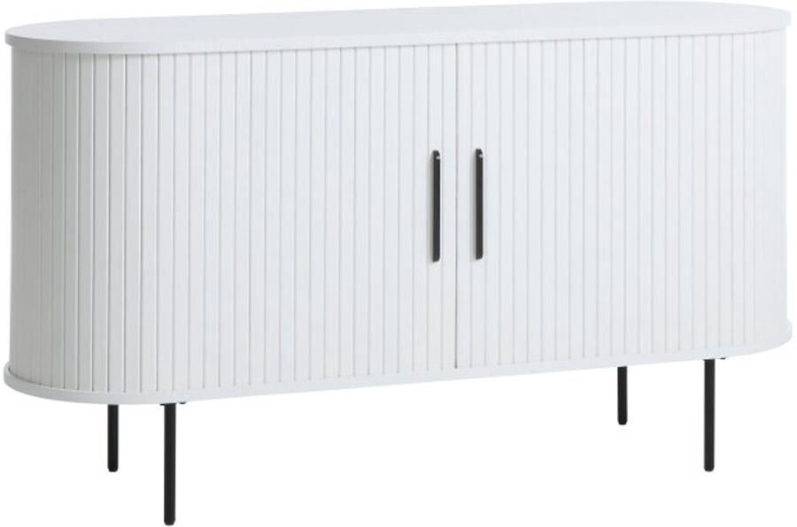 Meubelplaats Dressoir Nola eikenhout 140 cm wit