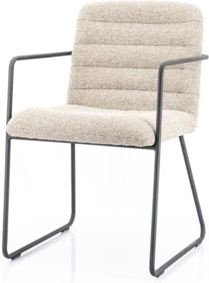 Meubelplaats Eetkamerstoel Artego Beige BY-BOO eetkamerstoelen set van 2 - Foto 2