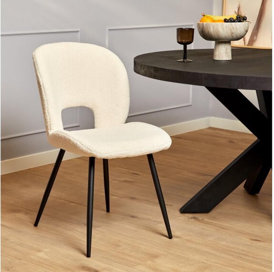 Meubelplaats Eetkamerstoel Lynn Off White