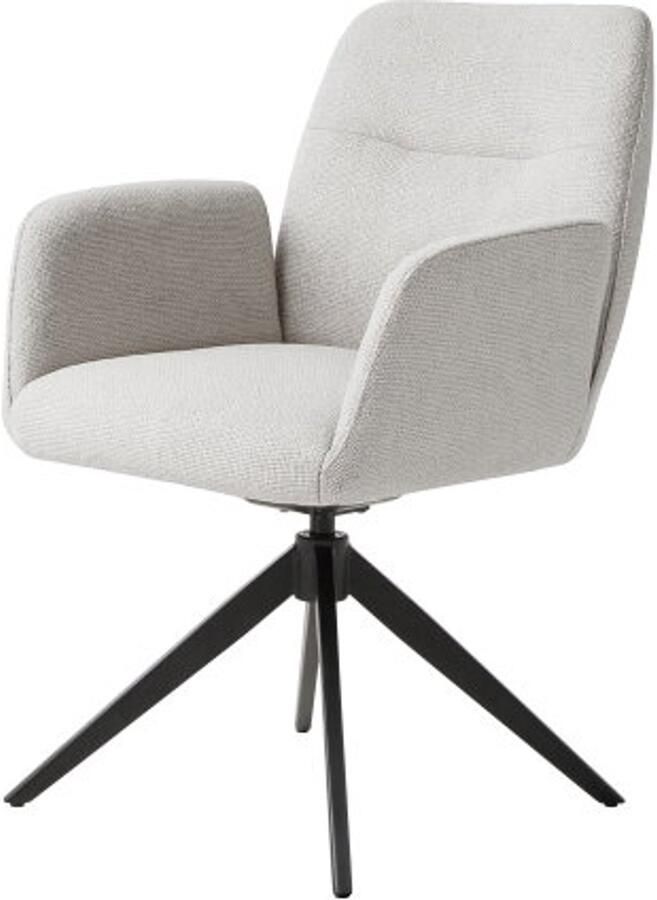 Meubelplaats Eetkamerstoel Roxana draaibaar Lichtgrijs 88x57 5x62 cm