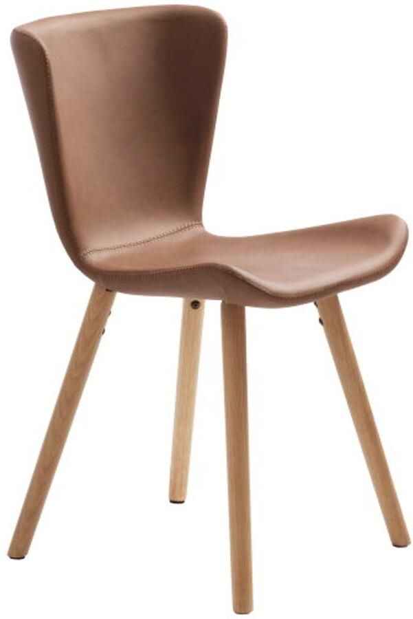 Meubelplaats Eetkamerstoel Teslin eiken Tan eetkamerstoelen set van 2 - Foto 2