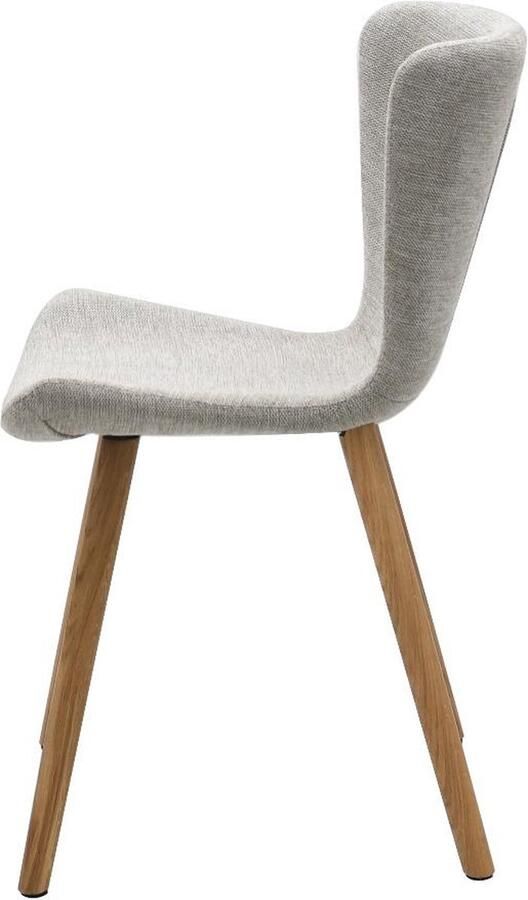 Meubelplaats Eetkamerstoel Teslin eiken Zand eetkamerstoelen set van 2 - Foto 2