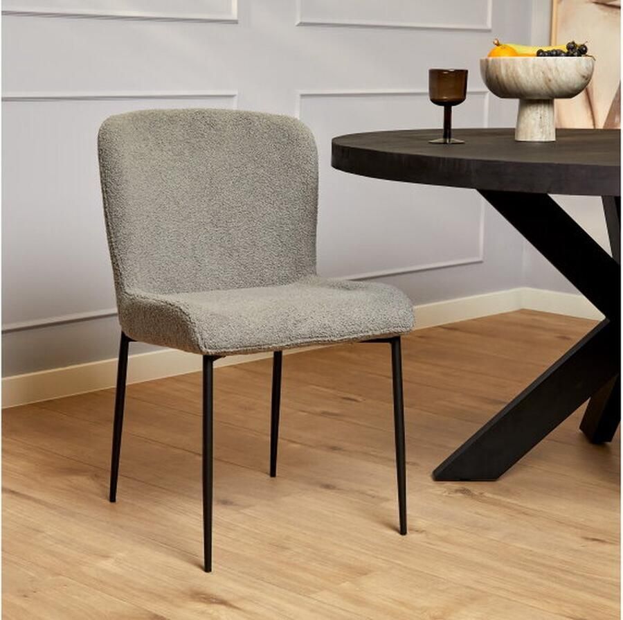 Meubelplaats Eetkamerstoel Tess Antraciet - Foto 2