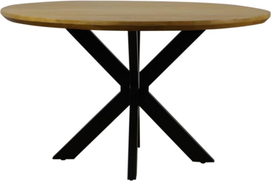 Meubelplaats Eettafel Colorado rond mangohout 130 cm