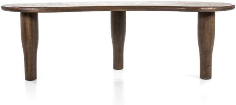 Meubelplaats Eettafel Jodi organisch mangohout 240x115cm bruin Eleonora