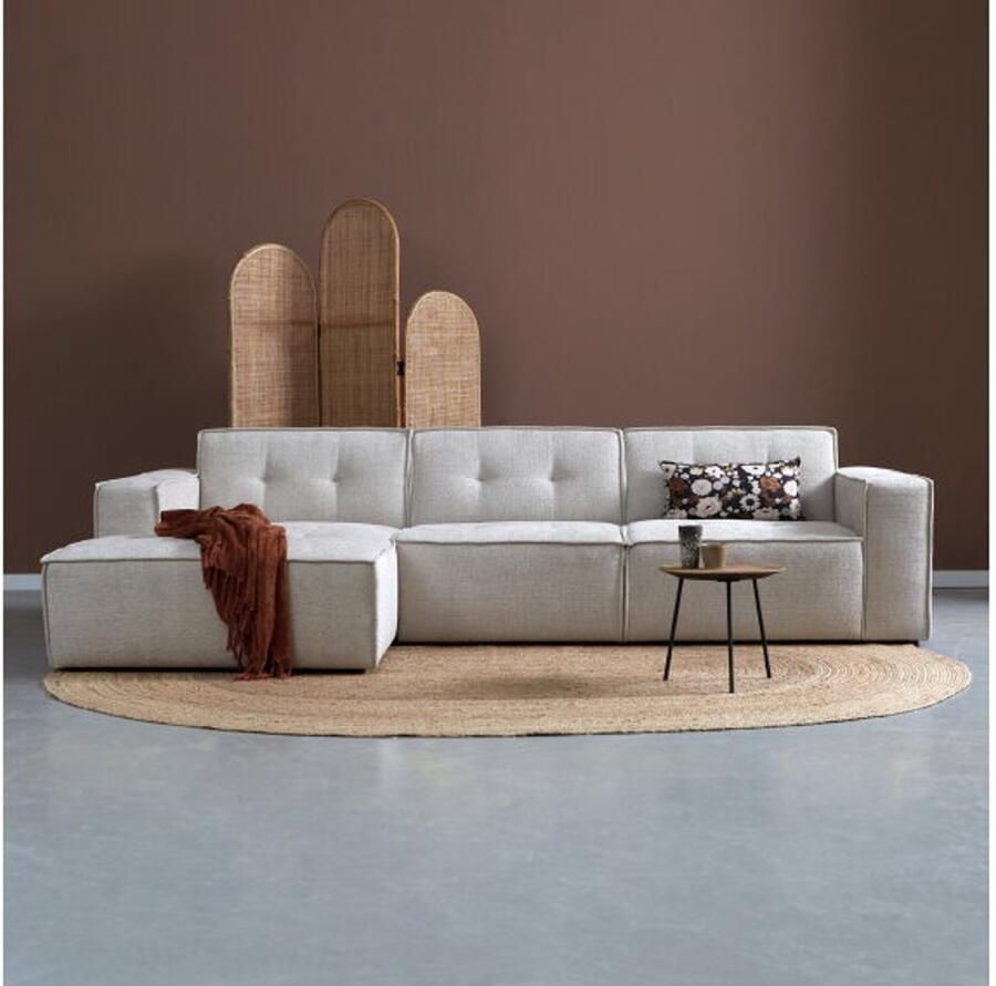 Meubelplaats Hoekbank FLOW met chaise longue links Majestic 603