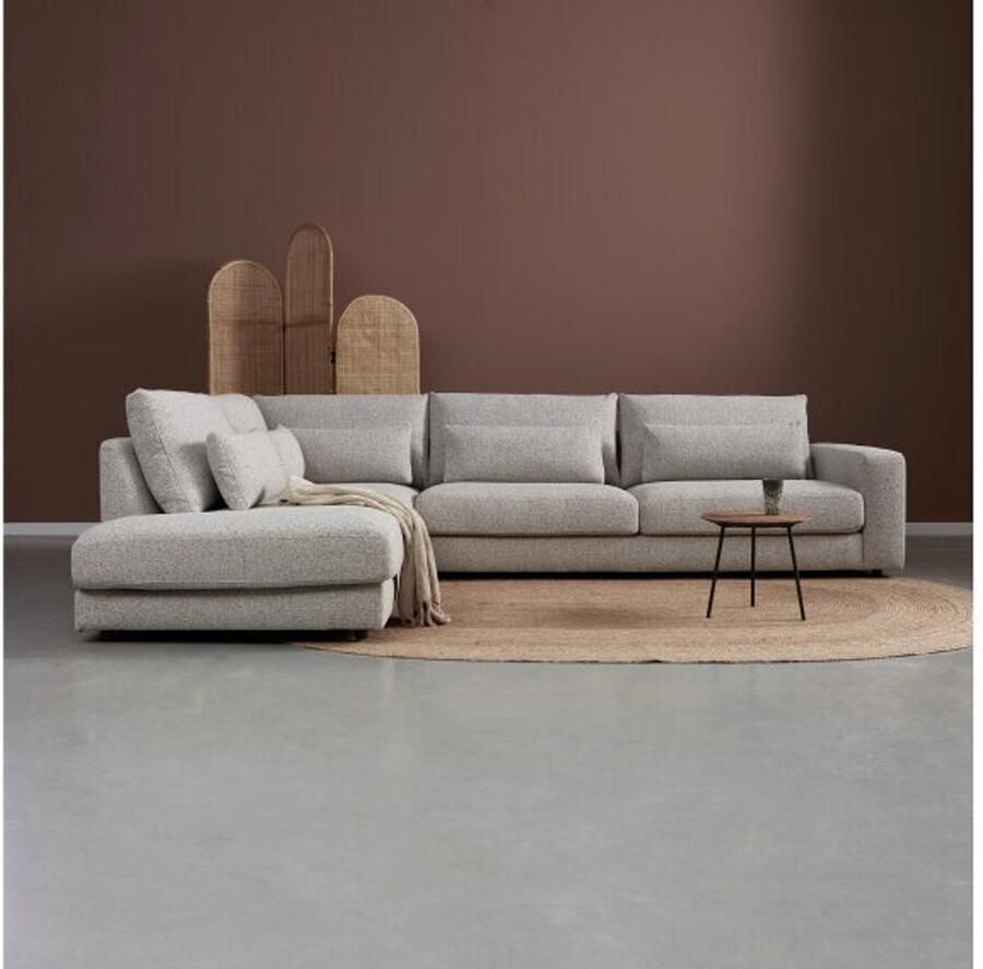 Meubelplaats Hoekbank COMO met ottoman links Puente 09