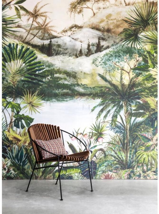 Meubelplaats Lounge chair Portofino 76x71x67 cm iron frame with teakwood slats - Foto 2
