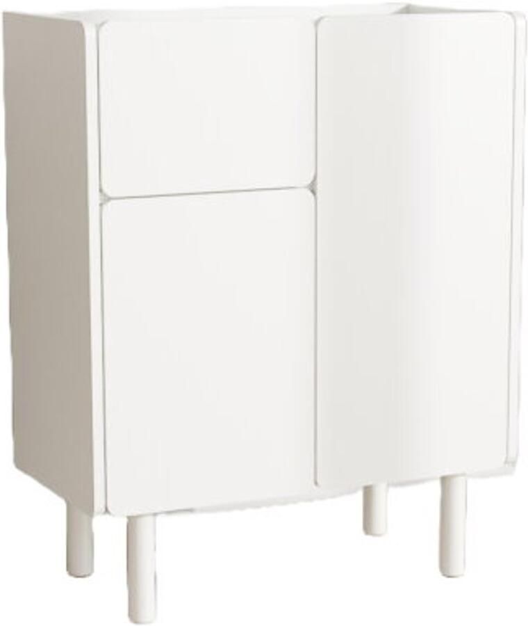 Giga Living Kast Wit Metaal 80x40x100cm Bera - Foto 2