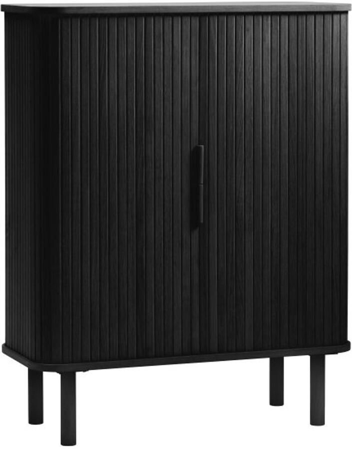 Meubelplaats Opbergkast Cavo Eiken 90 cm Zwart