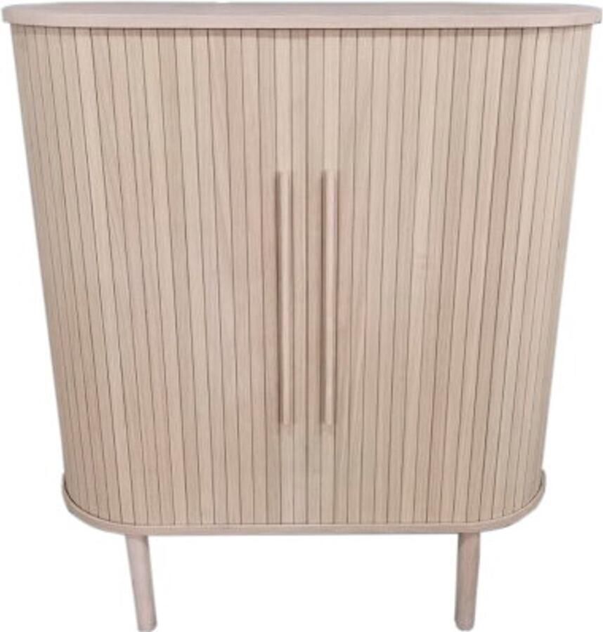 Meubelplaats Opbergkast Meta eikenhout 118 cm Naturel