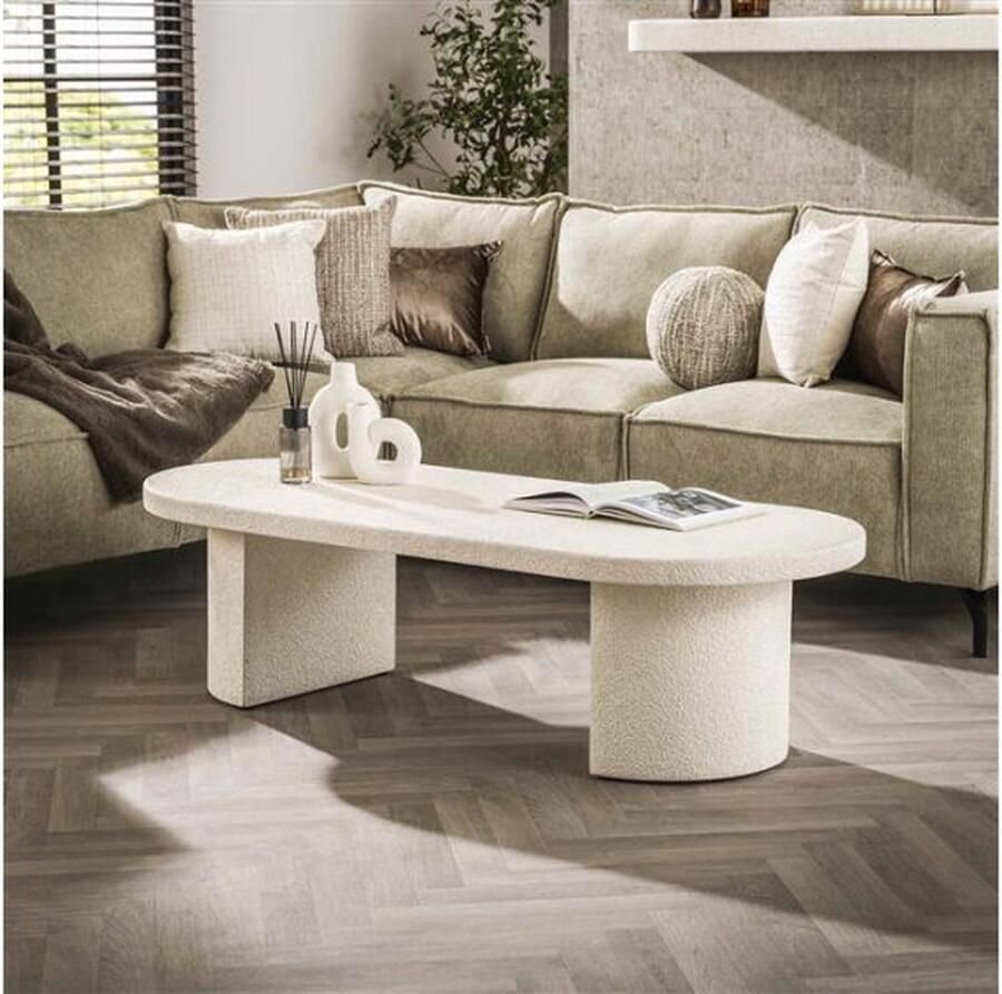 Meubelplaats Salontafel arch stone 150 cm Marmer composiet