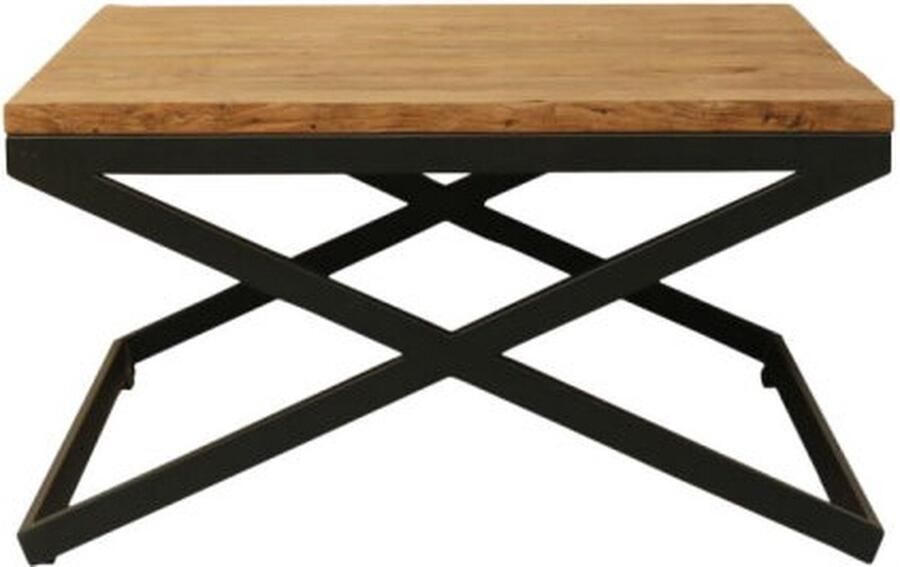 Meubelplaats Salontafel Cross vierkant teak 100x100 cm