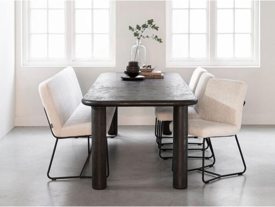 DTP Home Scala Eettafel Clio rechthoekig 260x100x76 cm – Mortex – Pepper - Foto 2