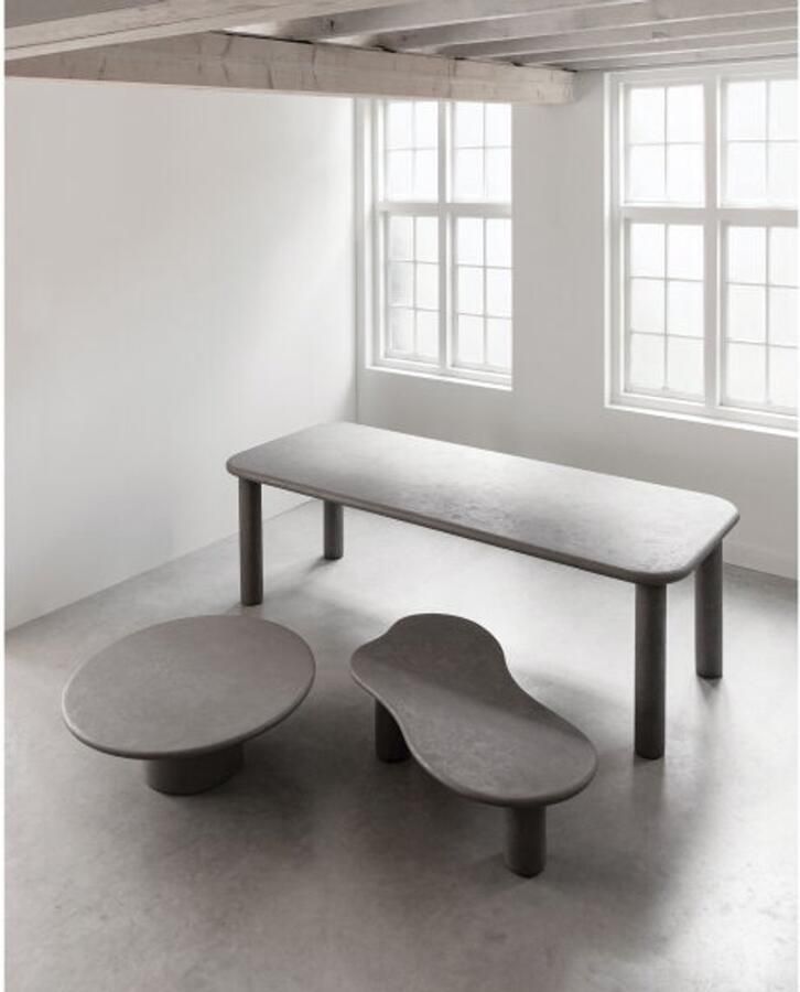 DTP Home Scala salontafel Curva organisch 130×69x35 cm – Mortex – Dusk - Foto 2