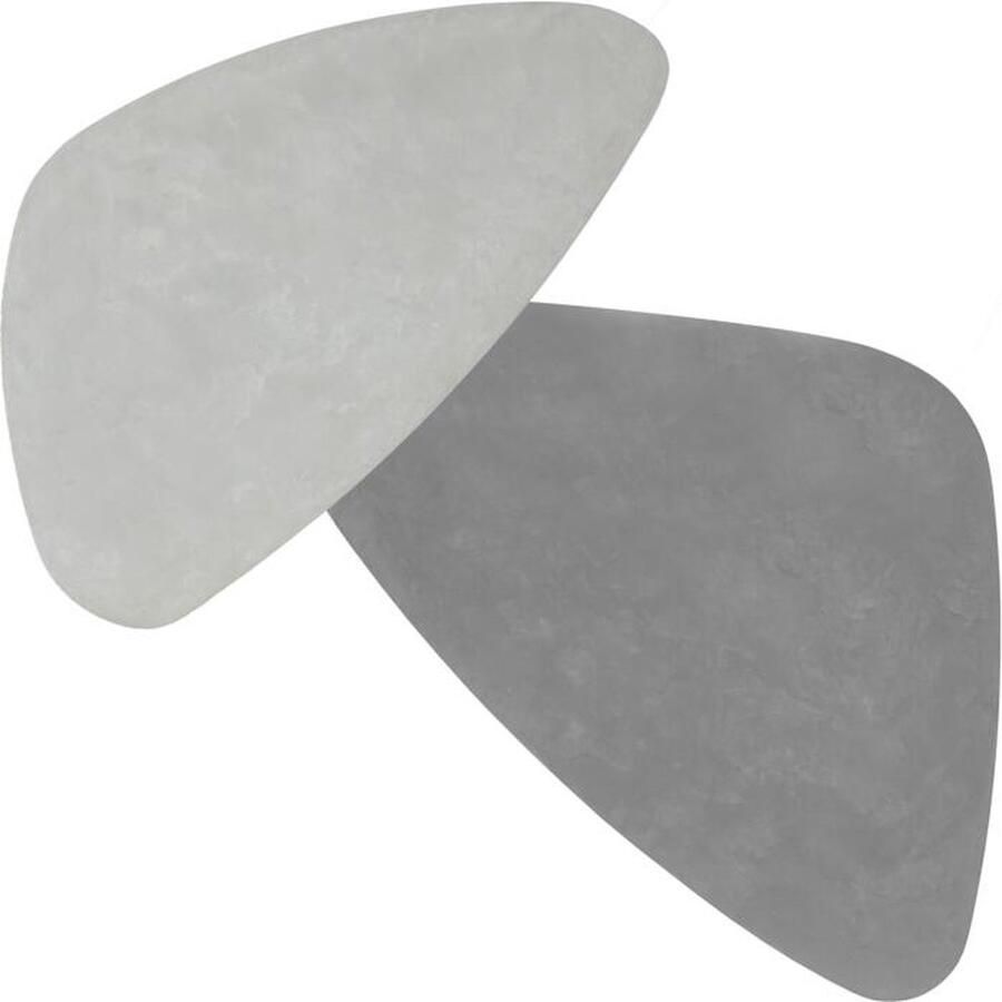 DTP Home Coffee table Plectro Air set of 2 38x90x50 cm (color: Frost) 34x100x60 cm (color: Dusk) mortex - Foto 2