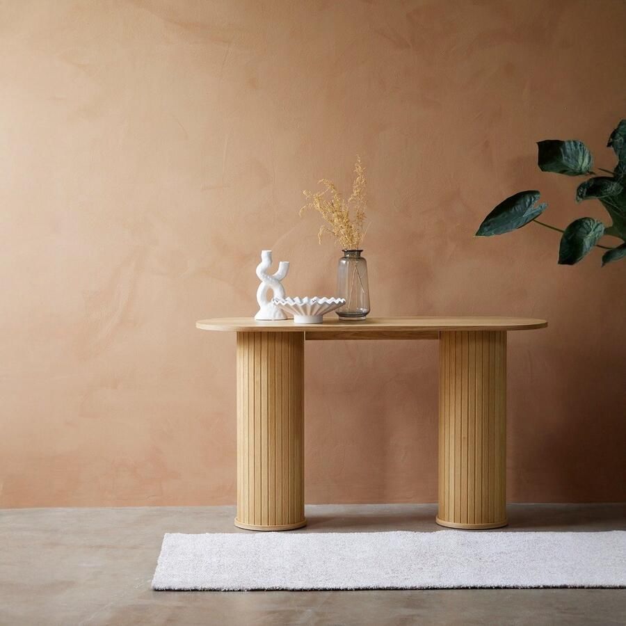 Meubelplaats Sidetable Nola eiken 130 cm Naturel