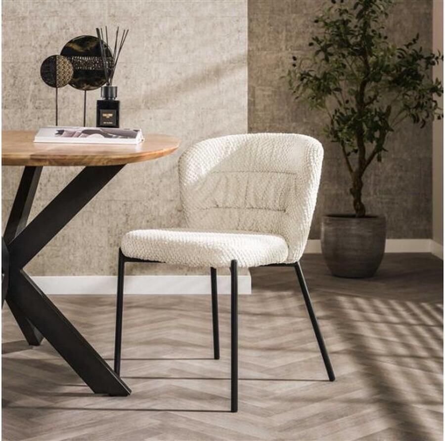 Meubelplaats Stoel pull round VPE2 Deli wit (set van 2) - Foto 2