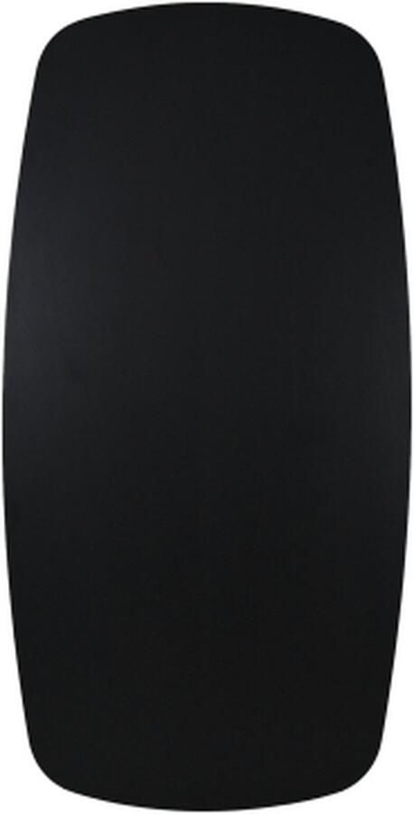 HSM Collection Tafelblad Ovaal Deens ovaal 200x100x4 Zwart- Mangohout