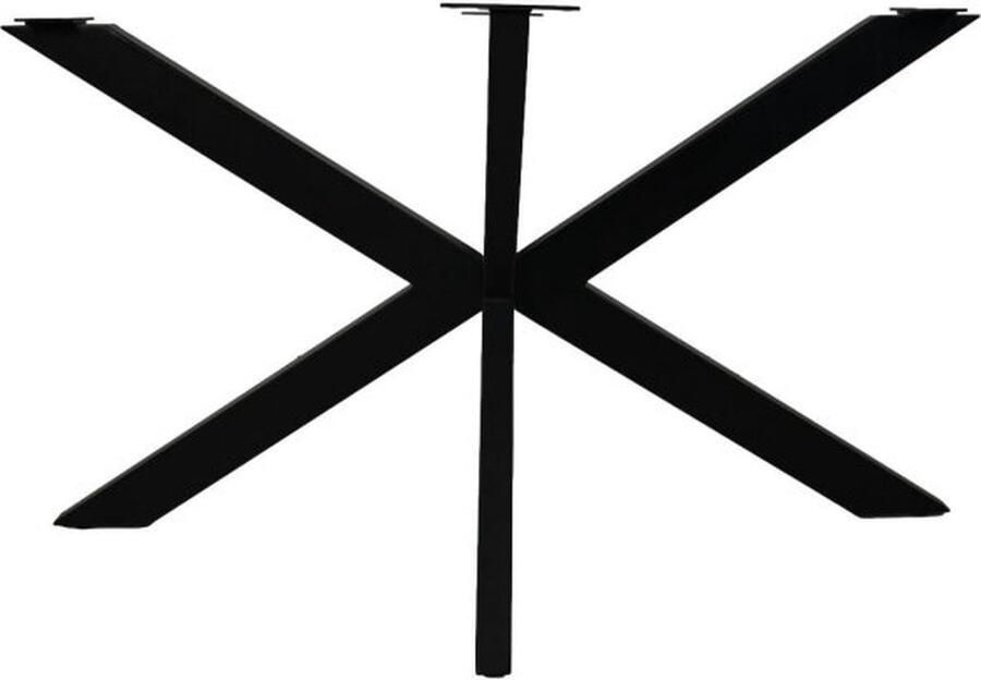 HSM Collection HSM Tafelpoten Spider Leg 70x70x72 Gepoedercoat Zwart metaal