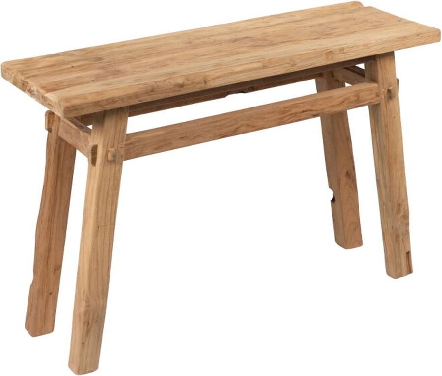 Must Living Console table Tuscany 80x120x40 cm rustic recycled teakwood top 4 cm - Foto 2
