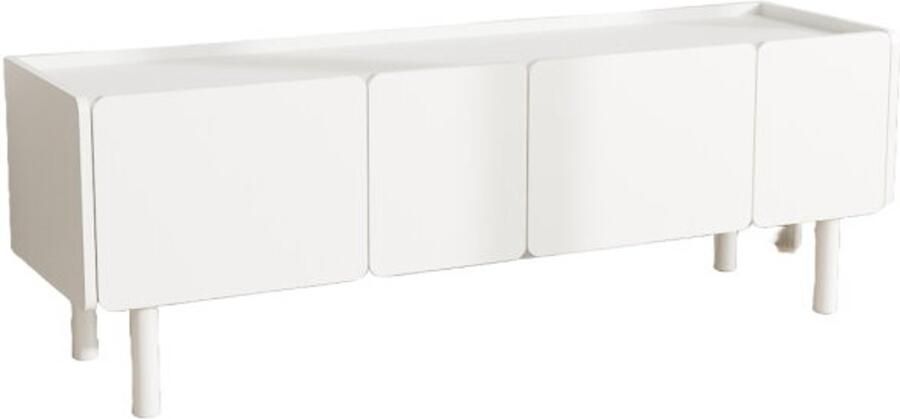 Giga Living Tv-meubel Wit Metaal 160x45x55cm Bera - Foto 2