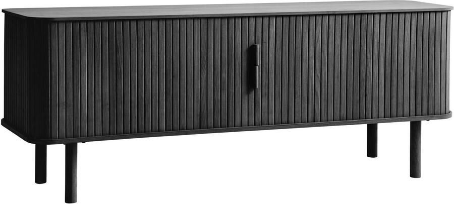 Meubelplaats Tv meubel Cavo eiken 160 cm Zwart