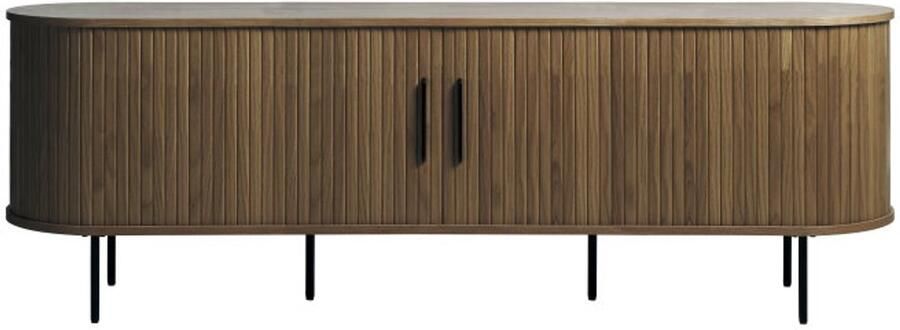 Meubelplaats TV meubel Nola eikenhout 180 cm Bruin