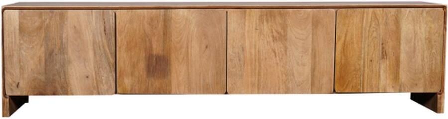Starfurn Tv-meubel Tense Rechthoek Naturel Hout 200x40x50cm