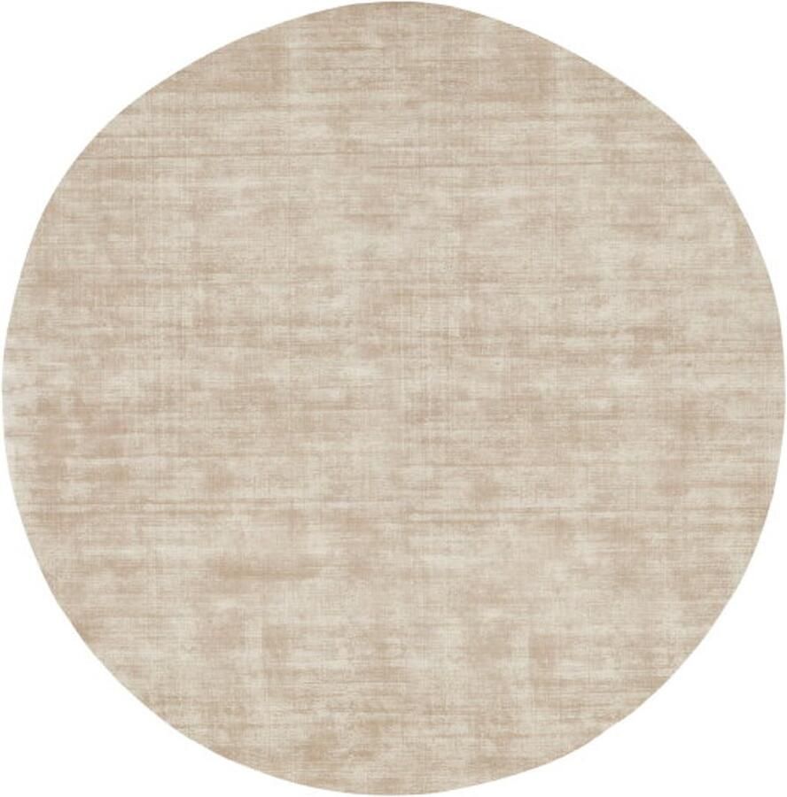 Must Living Carpet La Belle round medium Ø200 cm beige 100% viscose