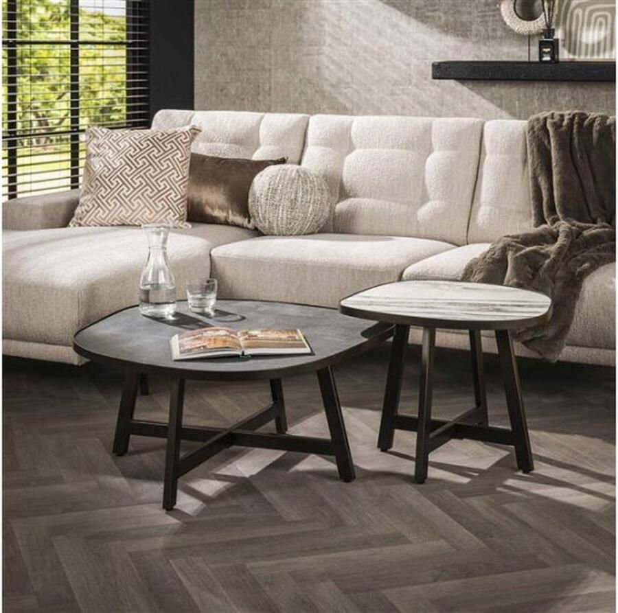 Meubelplaats Wandplank 90 organic Massief acacia naturel