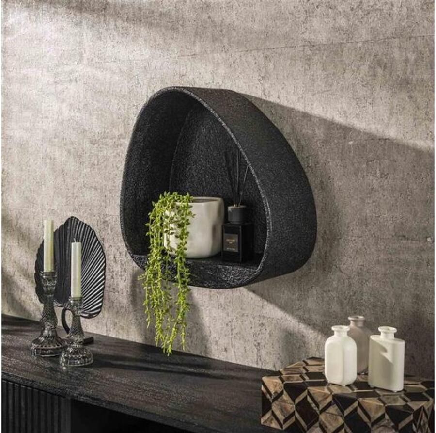 Meubelplaats Wandschap metallic driehoek Grijs