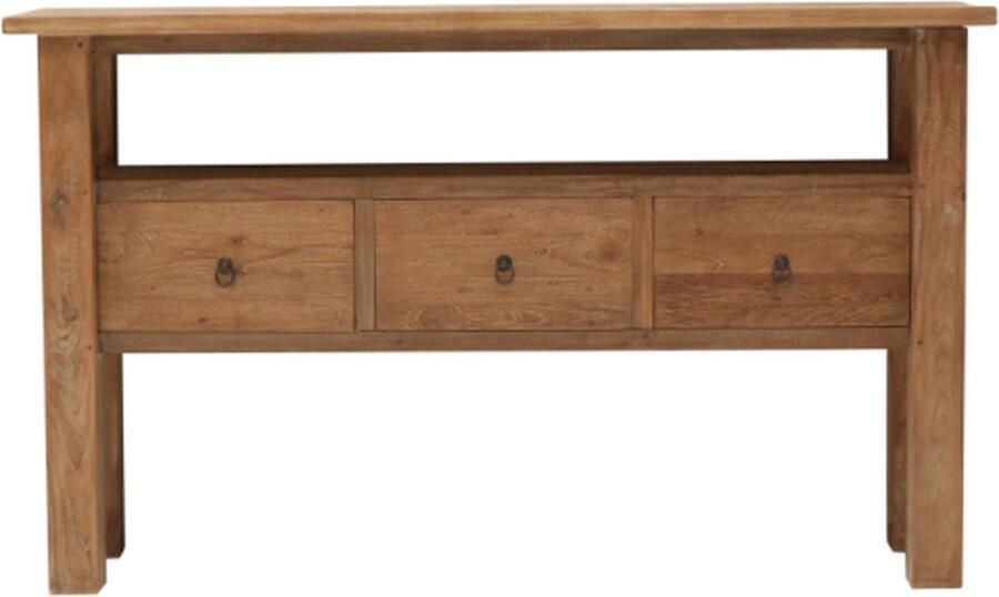 Meubelplaats Wandtafel Makassar teak 140x40 cm