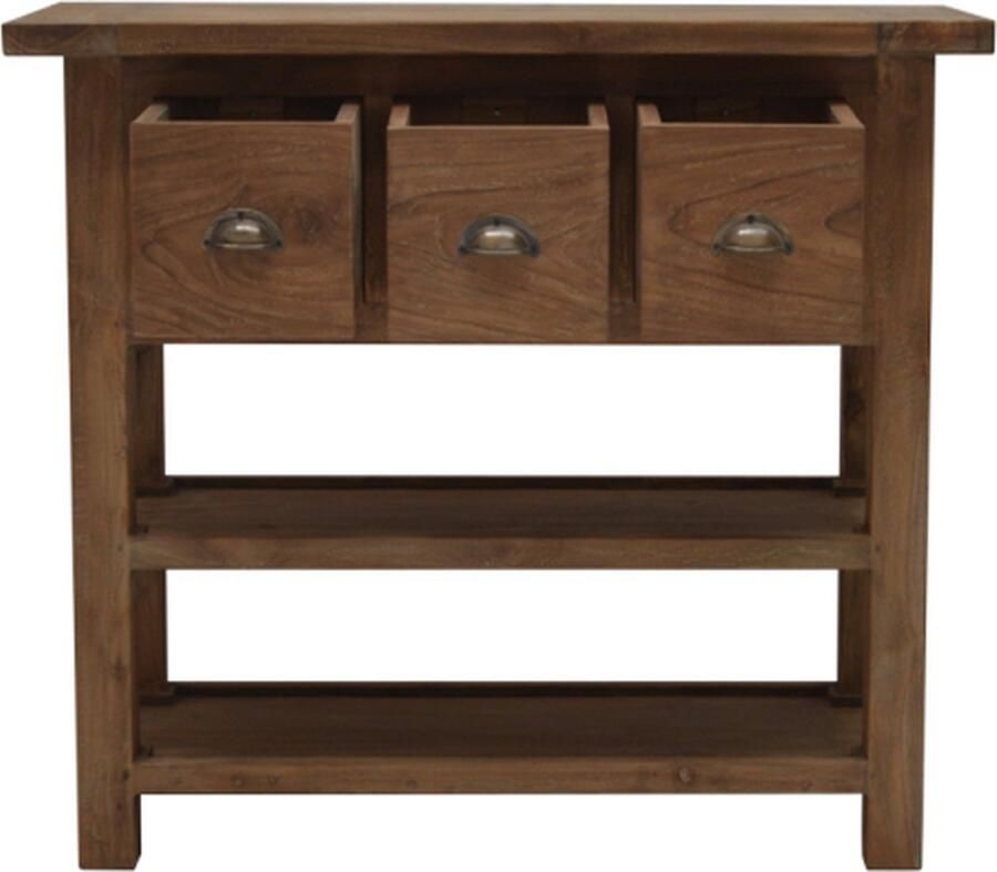 Meubelplaats Wandtafel Mexico teak 120x40x78 cm